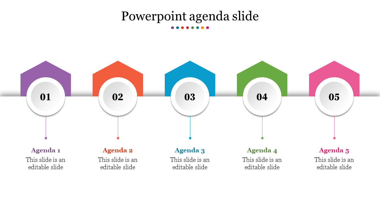 powerpoint agenda slide